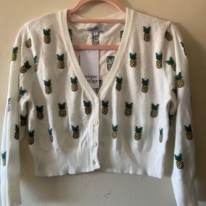 EINII Pineapple Cardigan